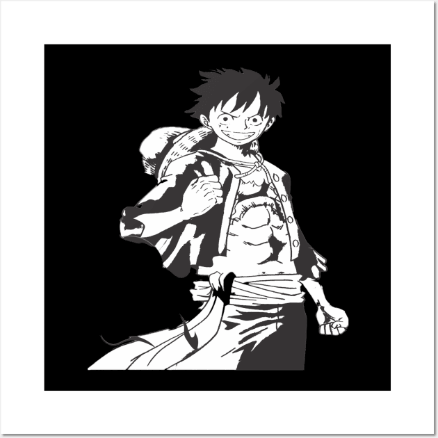 monkey d luffy Wall Art by Randa Hidayah